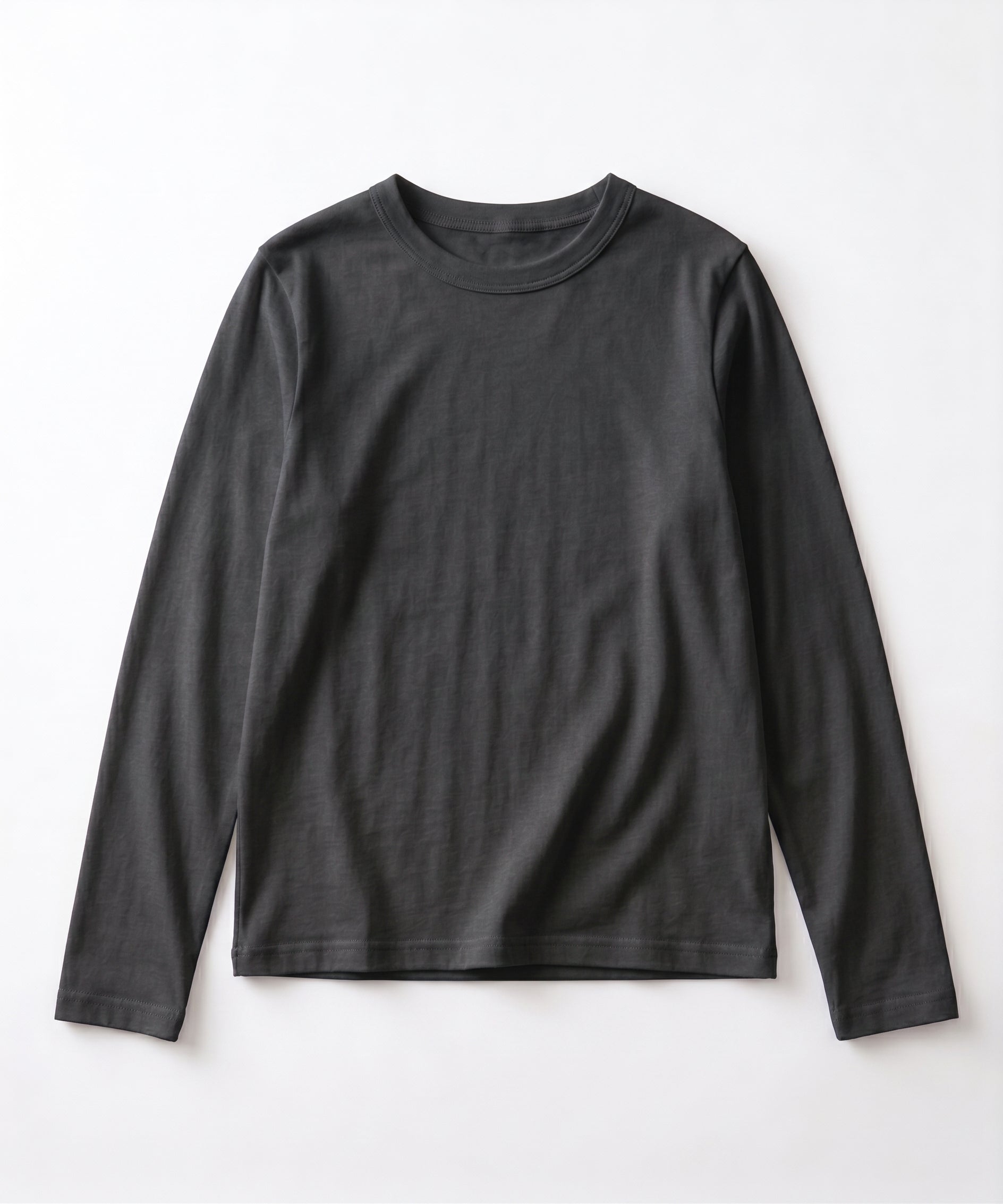 コットンストレッチロングTシャツ