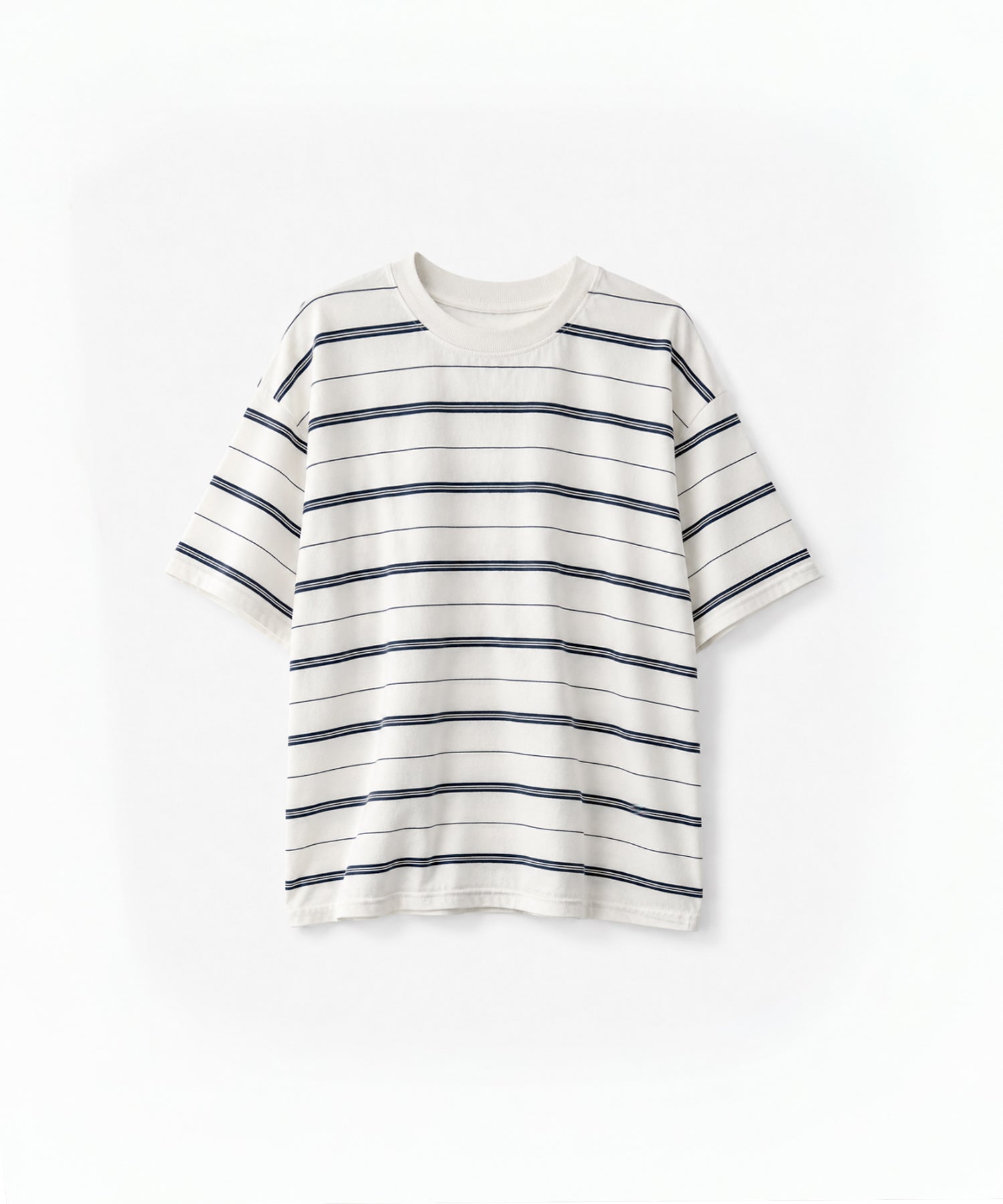 マルチボーダーオーバーTシャツ