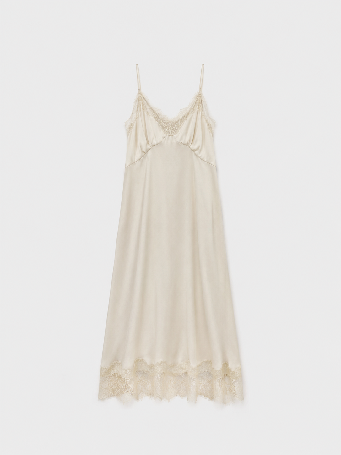 Satin Lace Dress