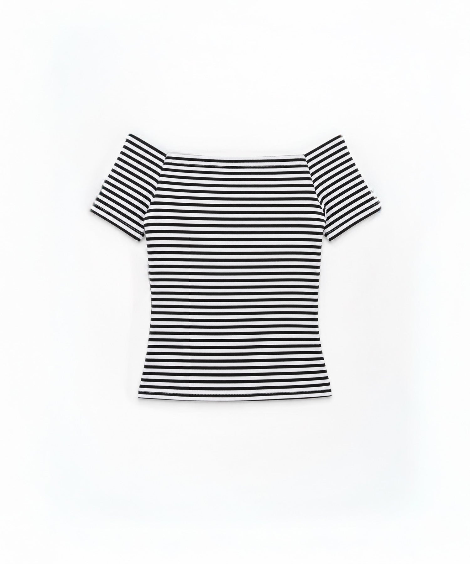 ボーダーオフショルTシャツ