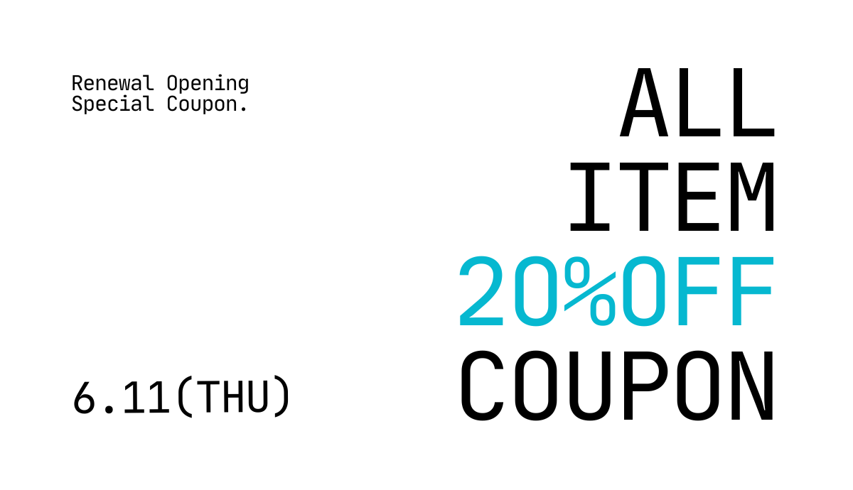 ONLINE STORE RENEWAL OPEN