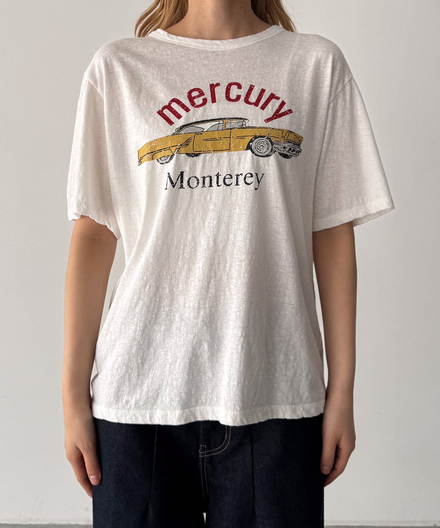 "mercury"スラブTシャツ