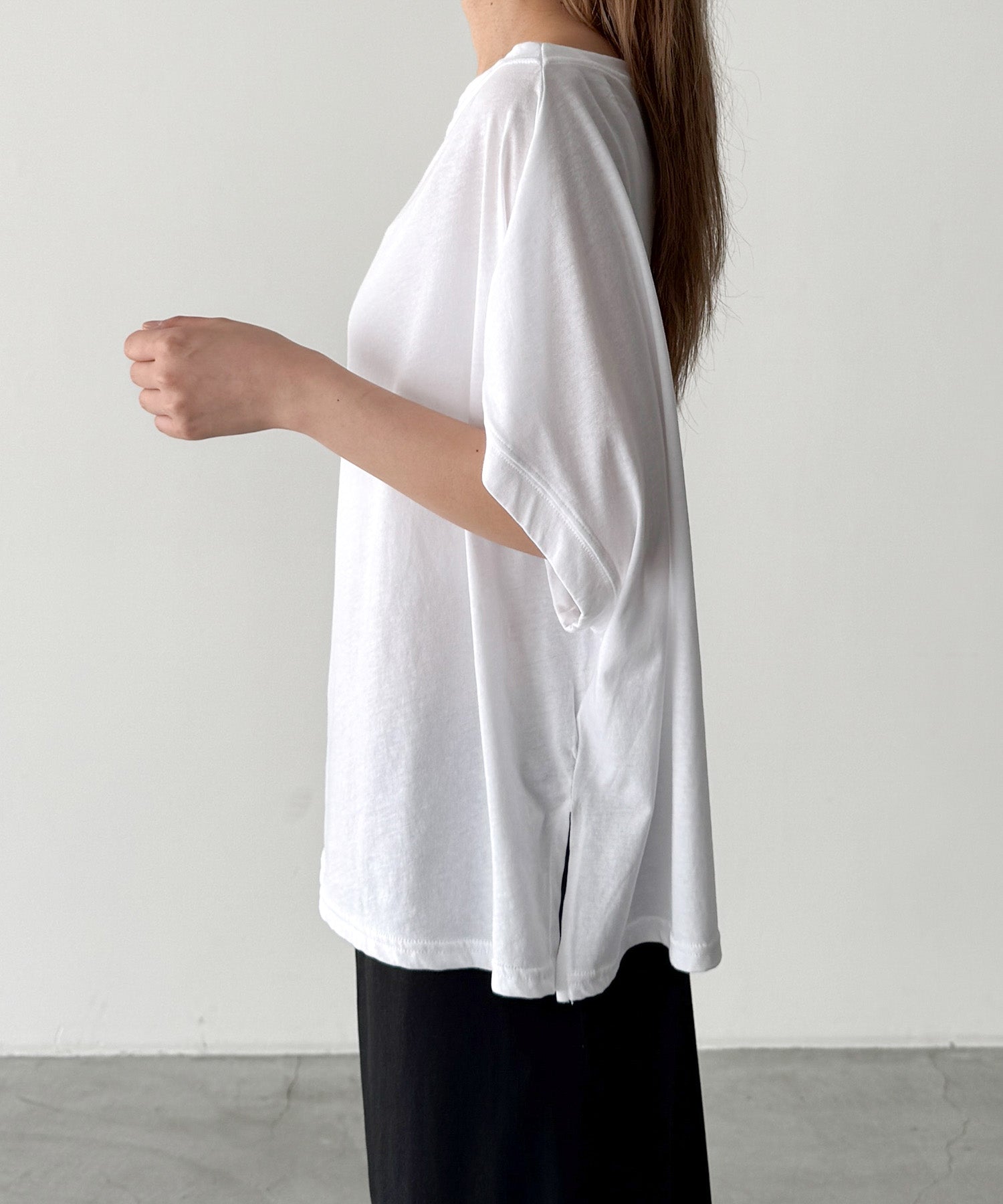 シアーワンショルTシャツ