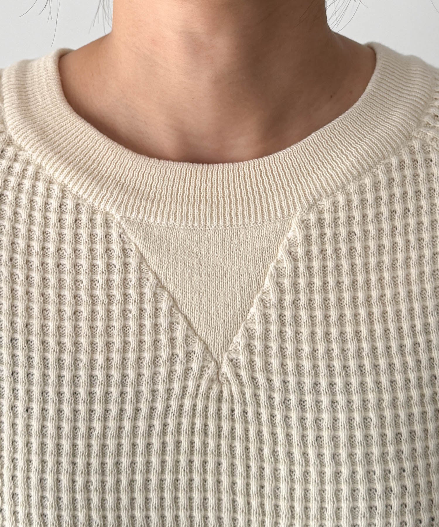 sale！ wjk ワッフルニット ワッフルニットプルオーバー