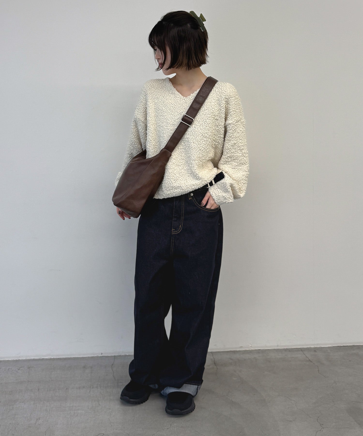 ソフトレザーワンショルダーバッグ