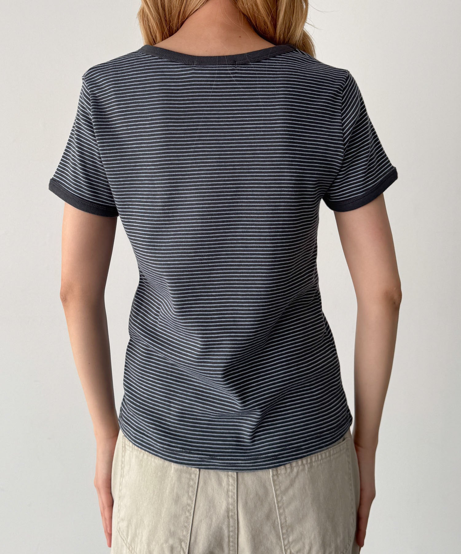 ナローボーダーリンガーTシャツ