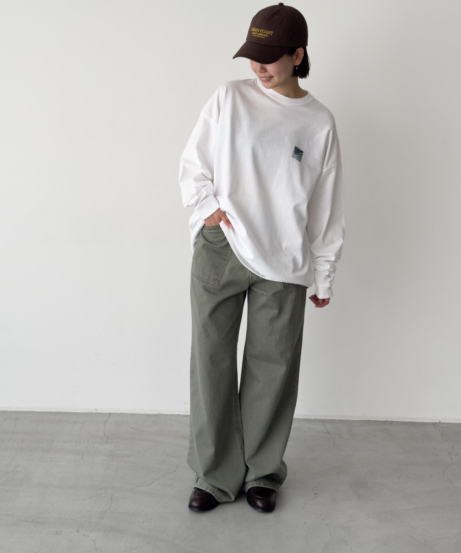 "beach"ロングTシャツ