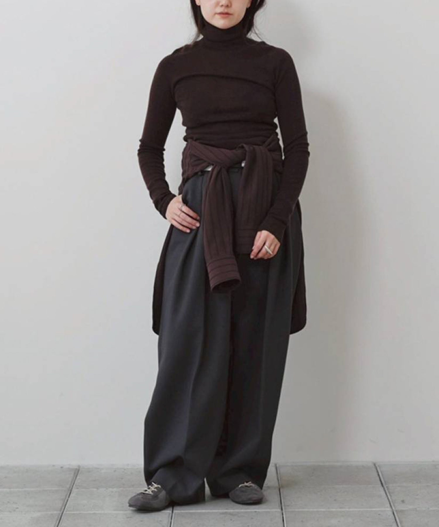 Bonding Wide Trousers