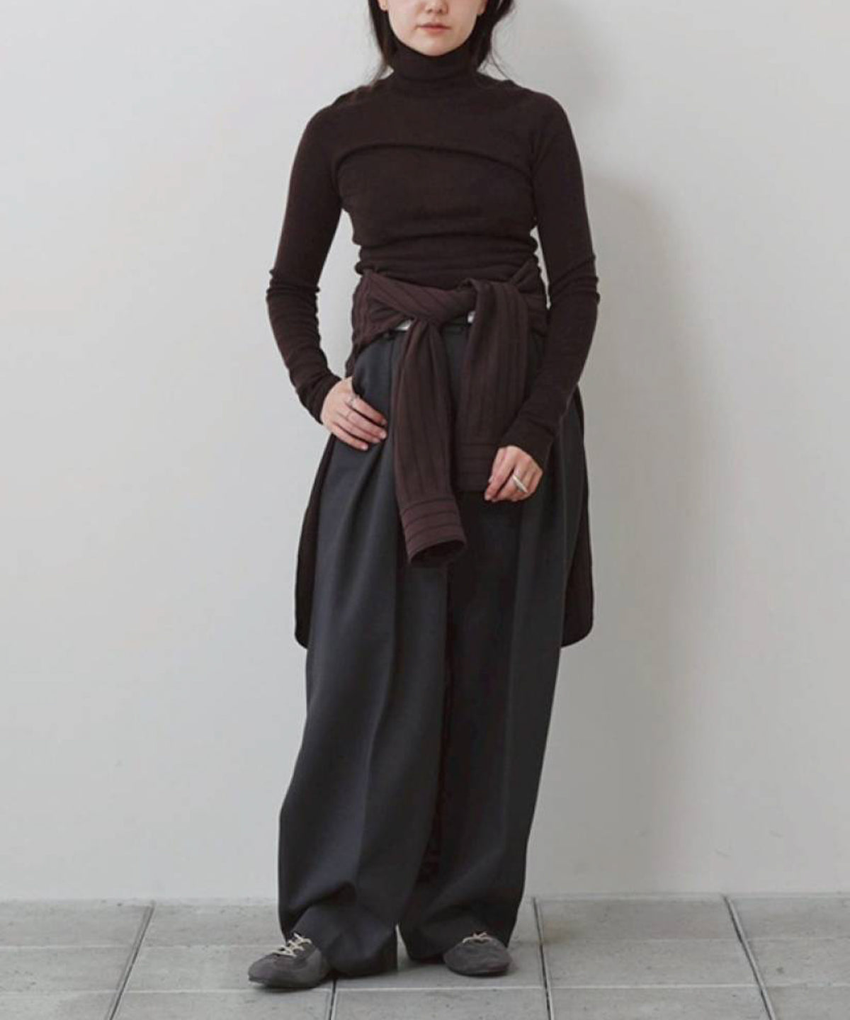 Bonding Wide Trousers