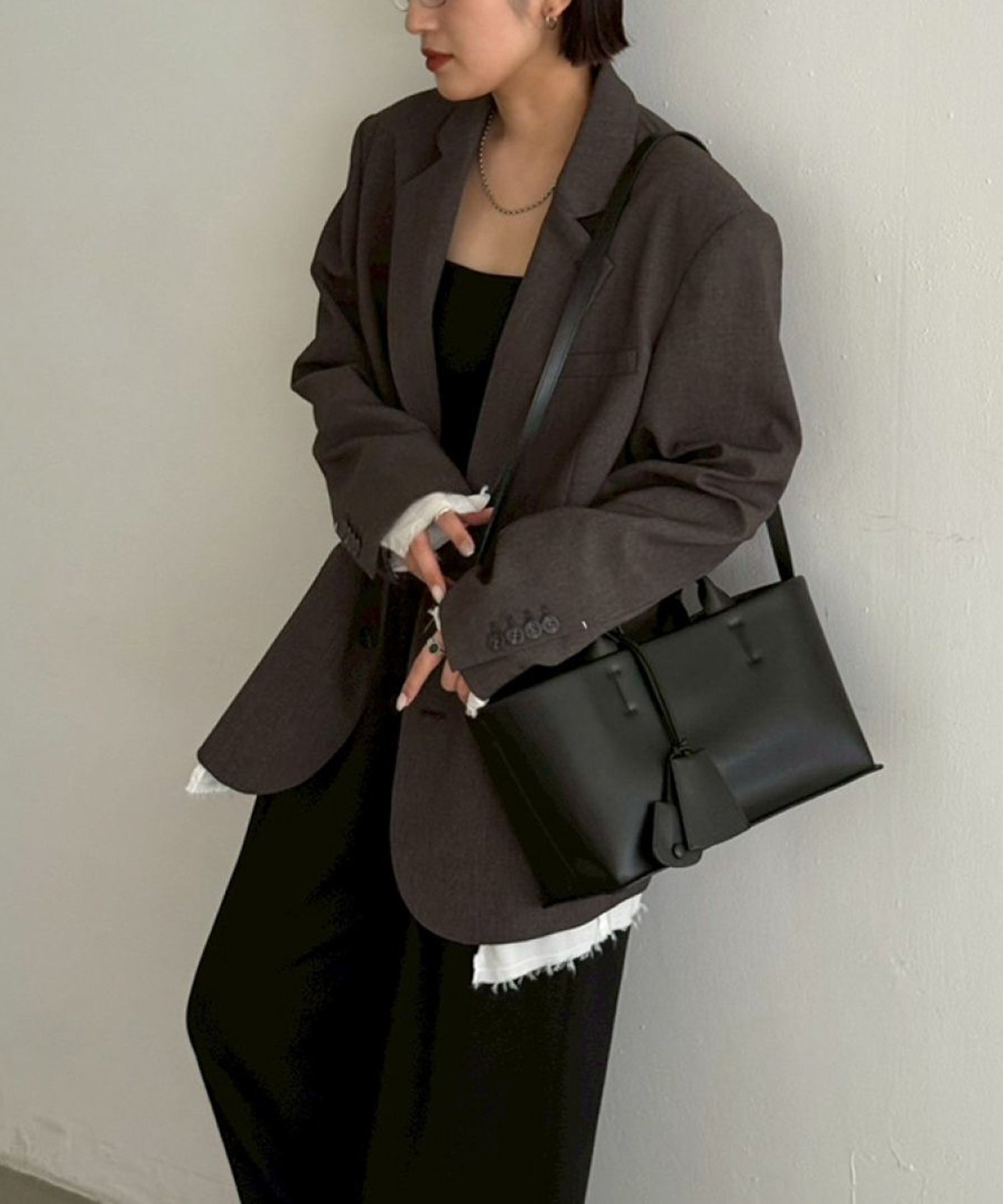 Useful Leather Bag(M) ユースフルレザーバッグ/12521011