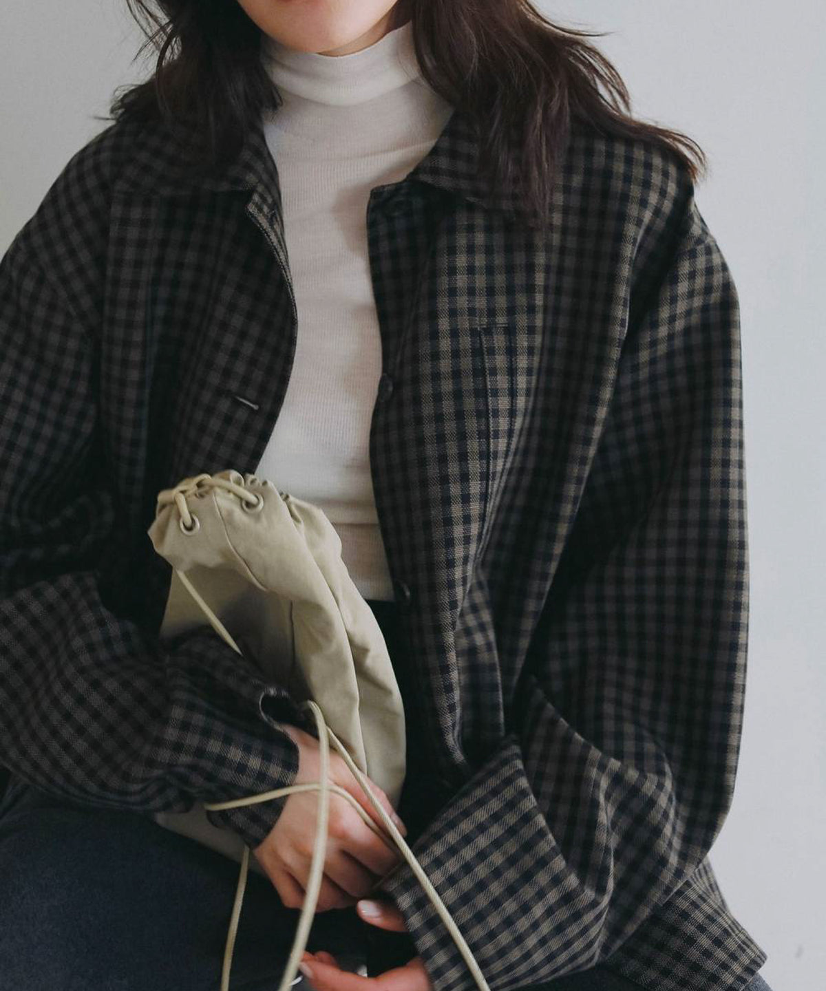 Check Coverall Jacket