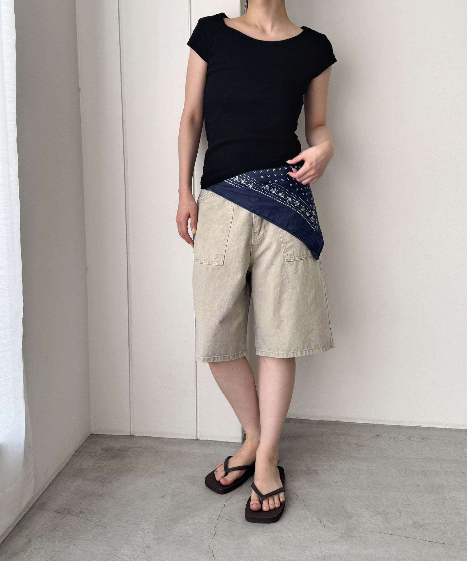 ウォッシングベイカーハーフパンツ