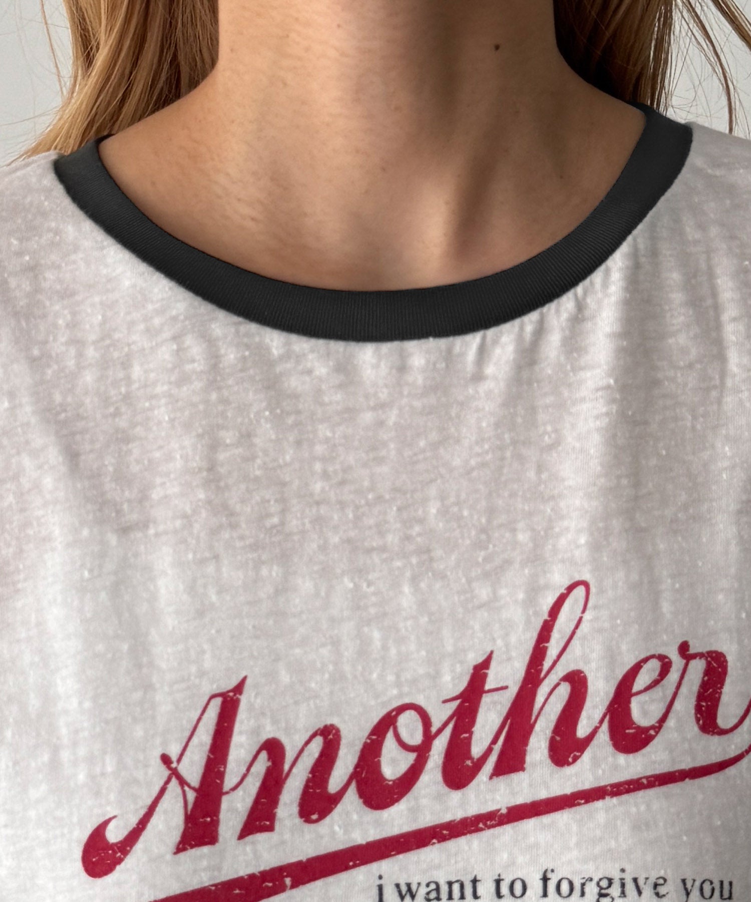 "Another"リンガーTシャツ