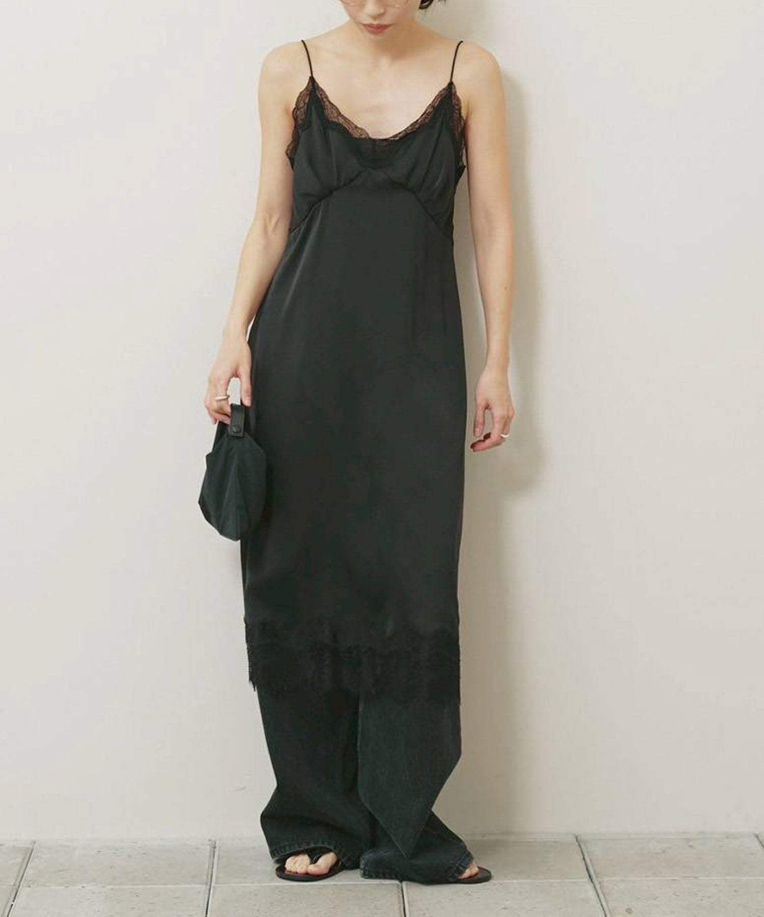 Satin Lace Dress