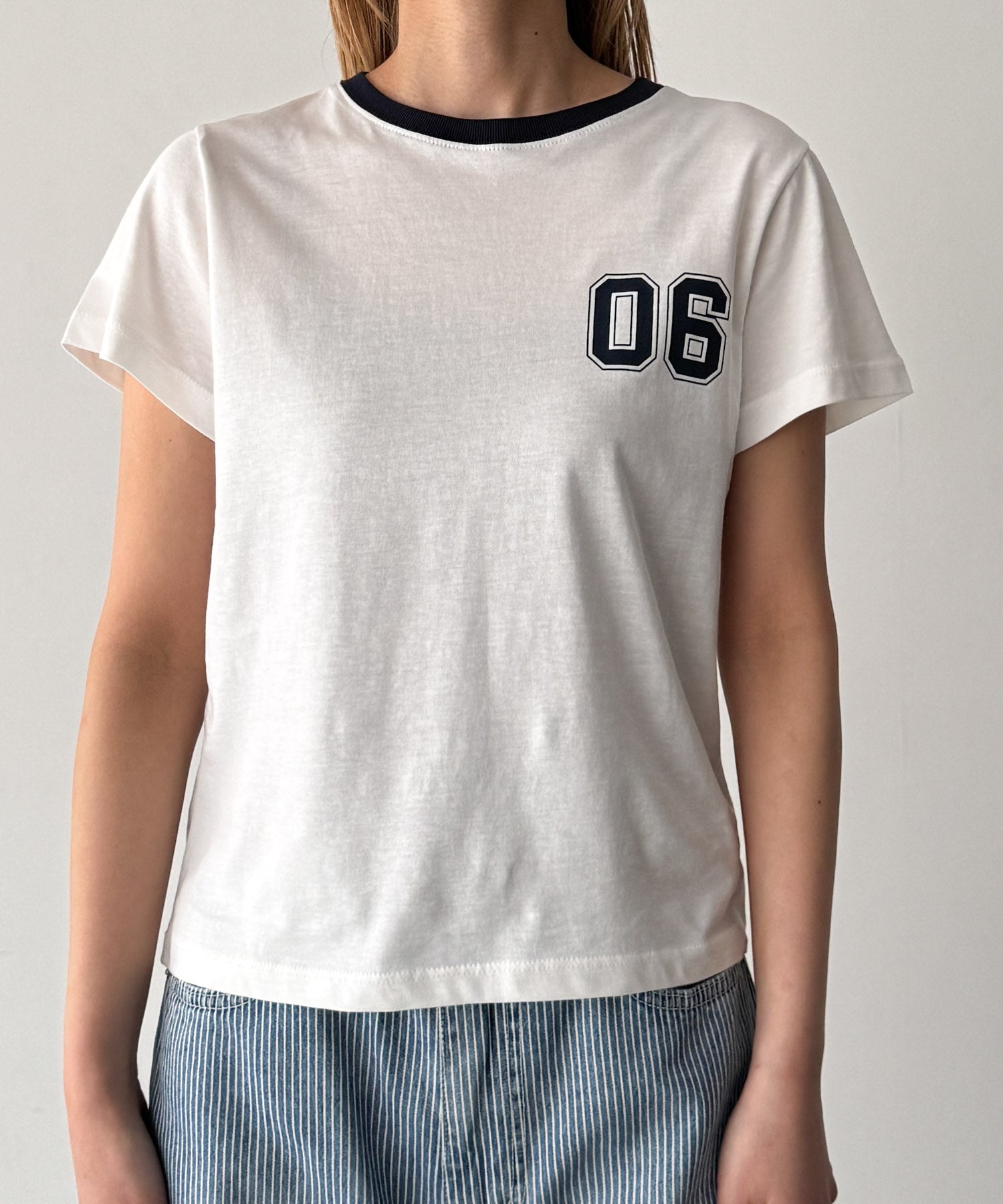 "06"リンガーTシャツ