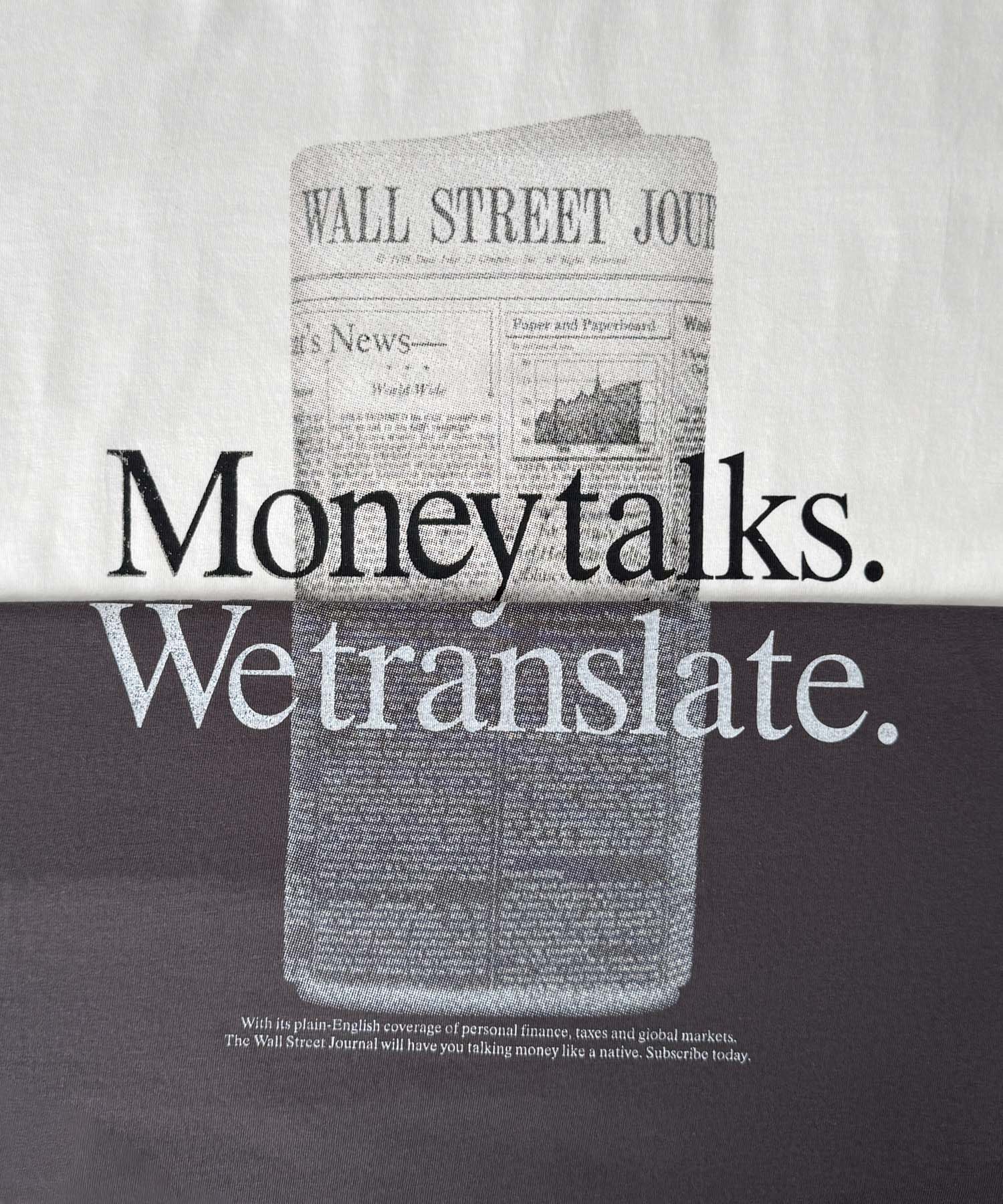 "NEWSPAPER"Tシャツ
