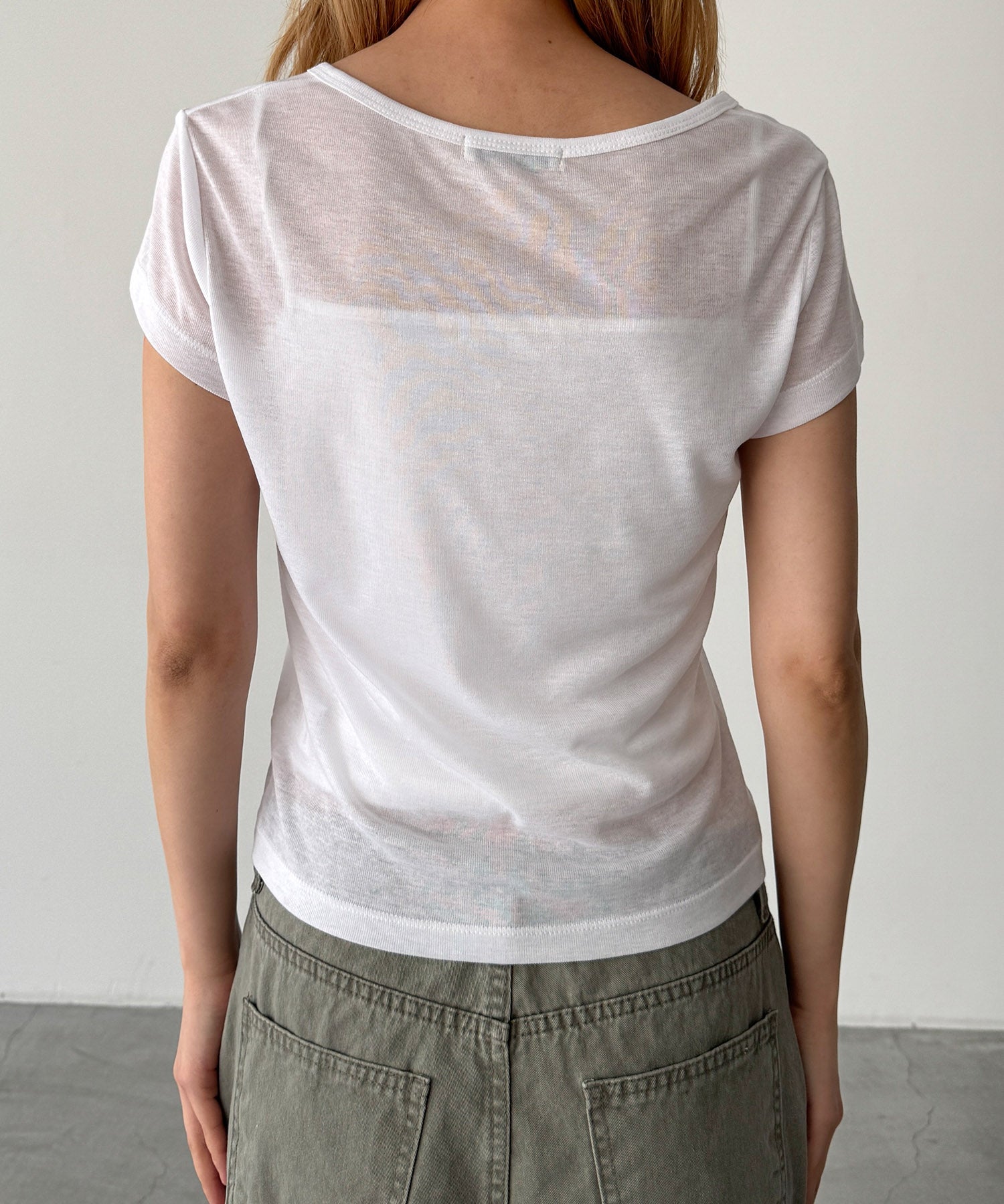 テンセルヘンリーTシャツ