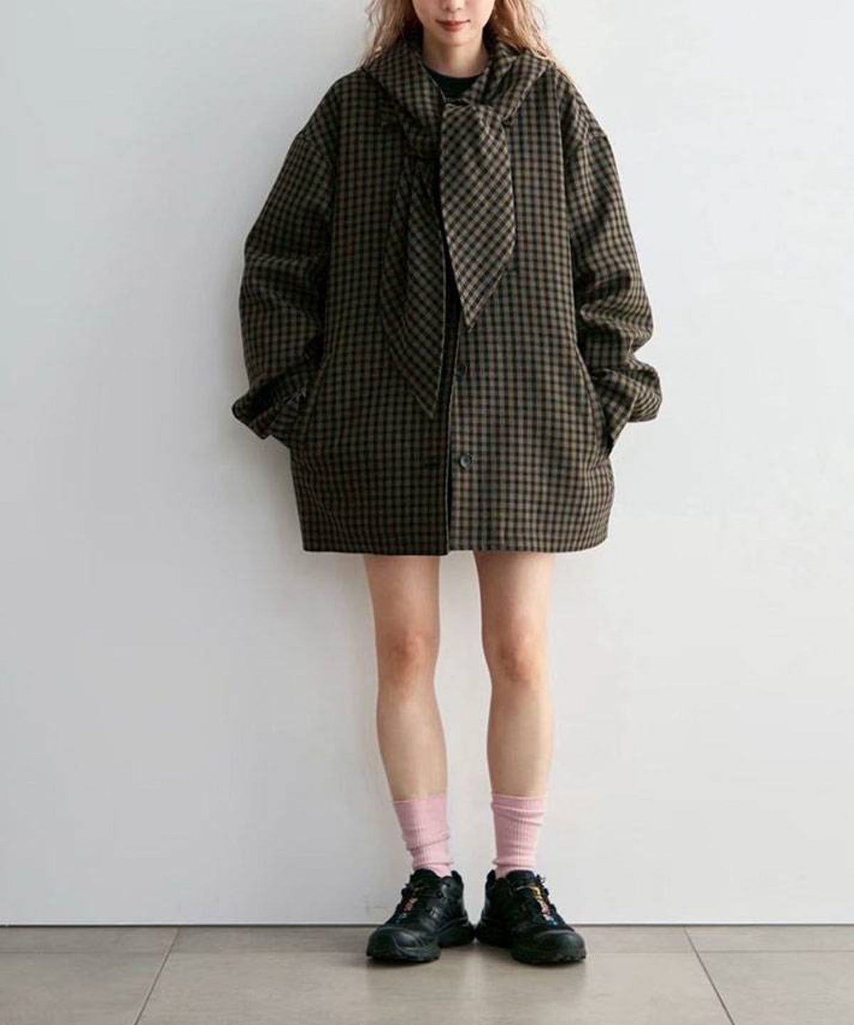 Check Coverall Jacket