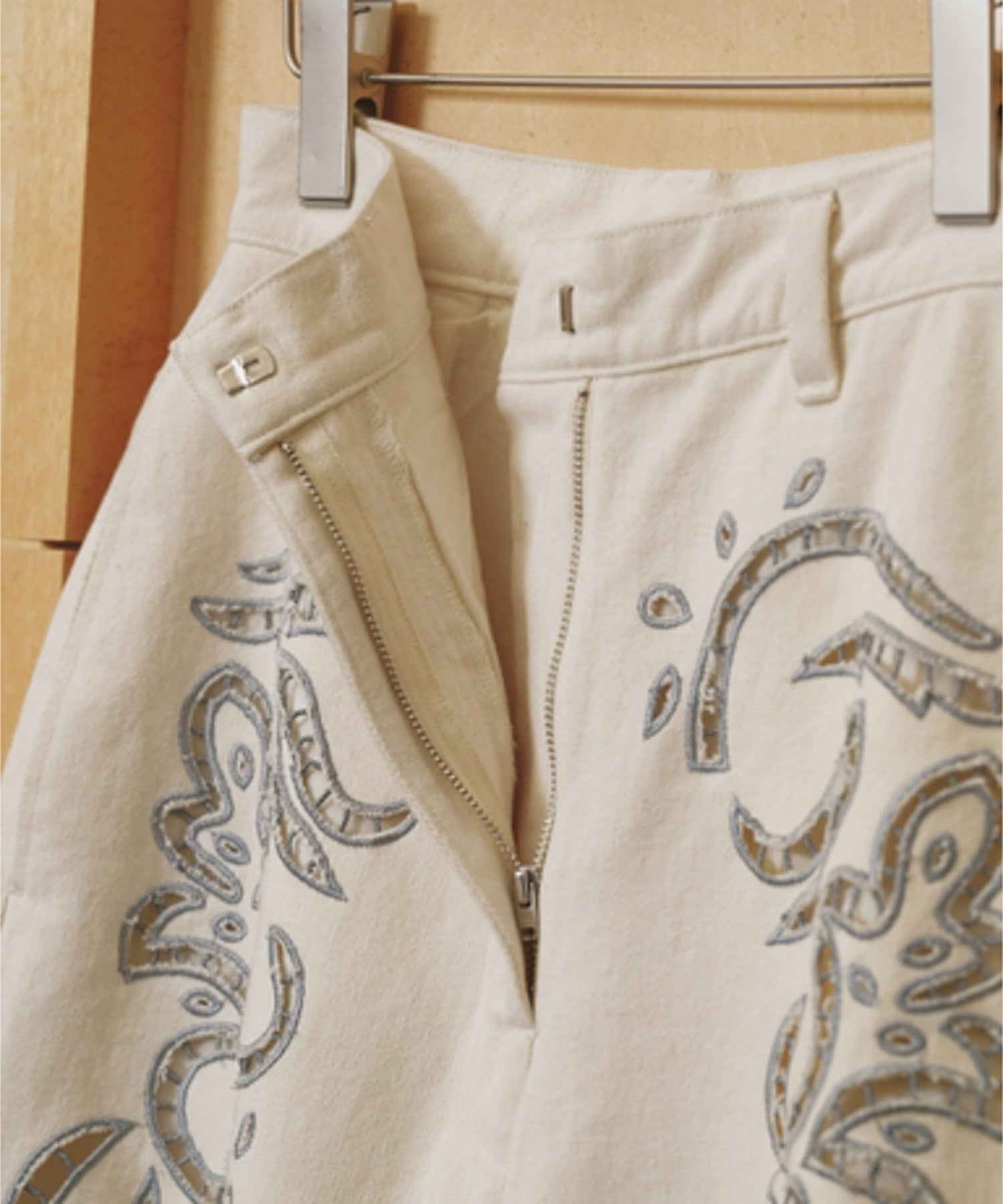 Cut Lace Twill Pants カットレースツイルパンツ/12610701