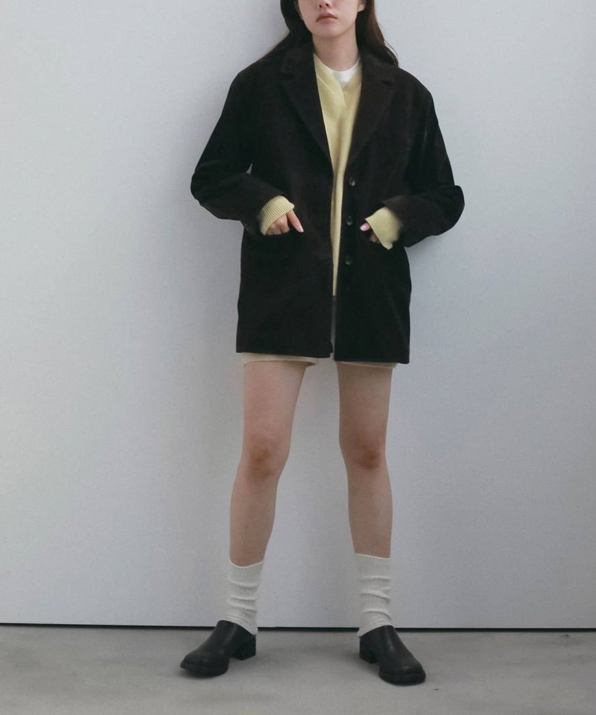 Wool Vneck Knit