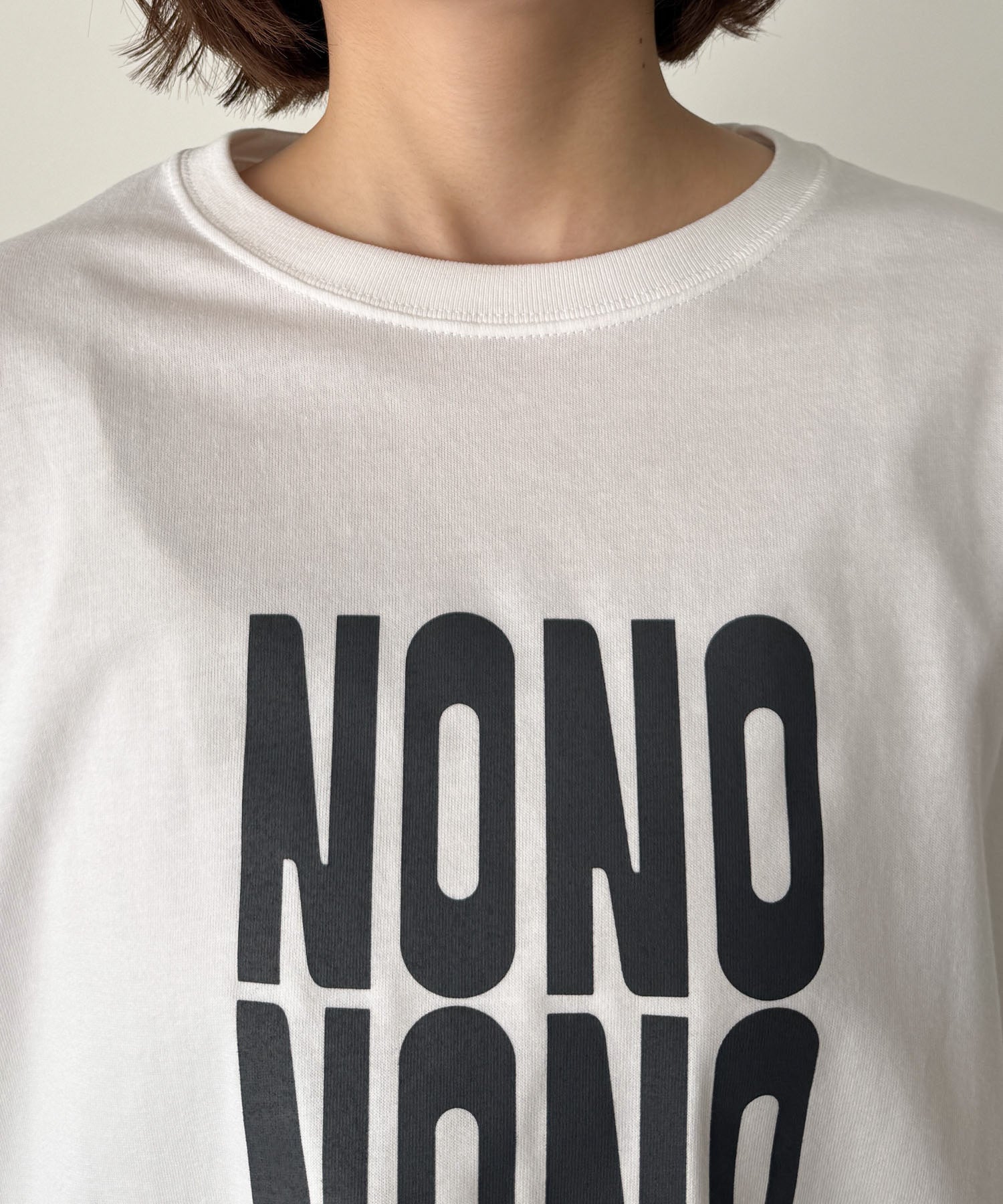 "NO"Tシャツ