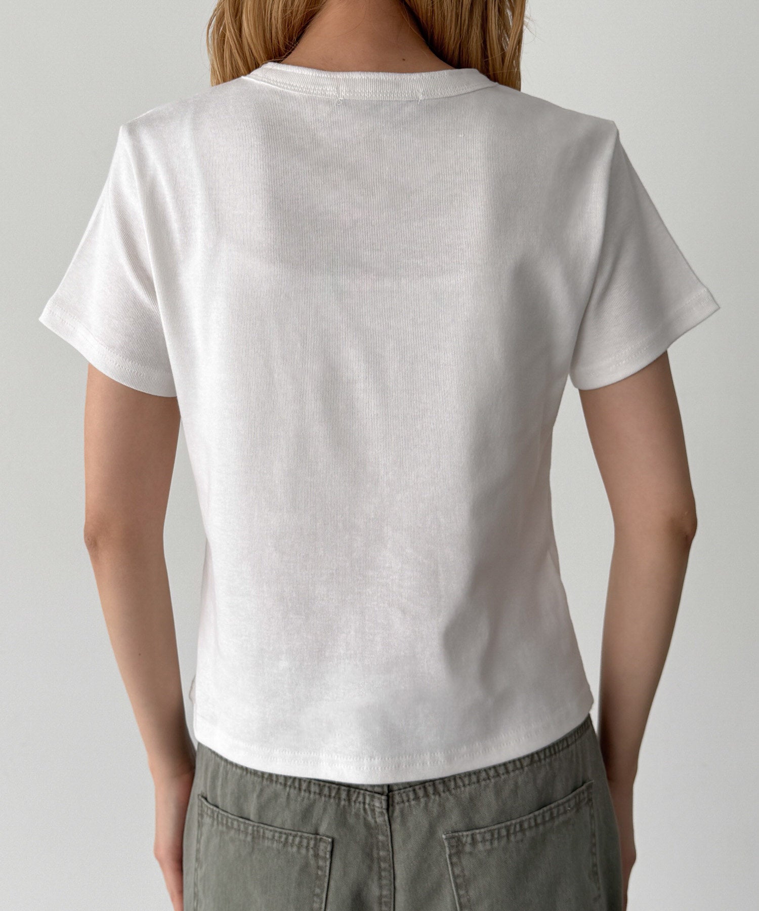 ヴィンテージコットンヘンリー半袖Tシャツ