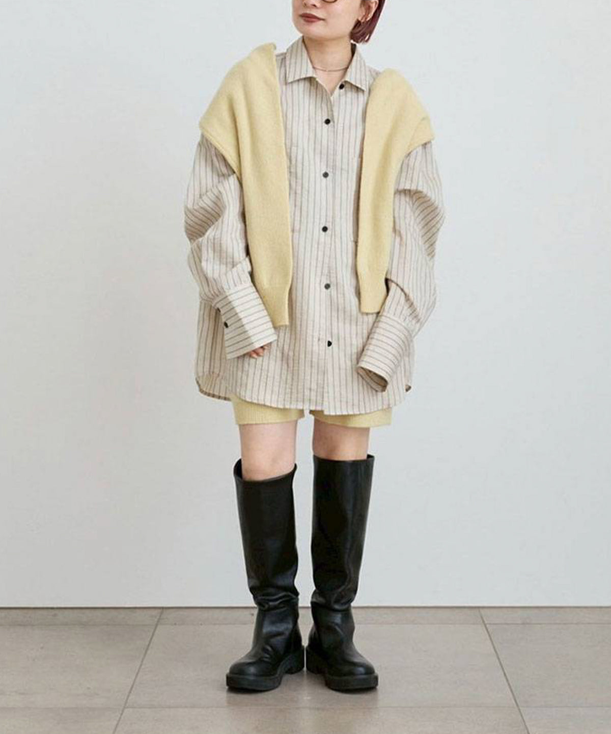 Wool Vneck Knit