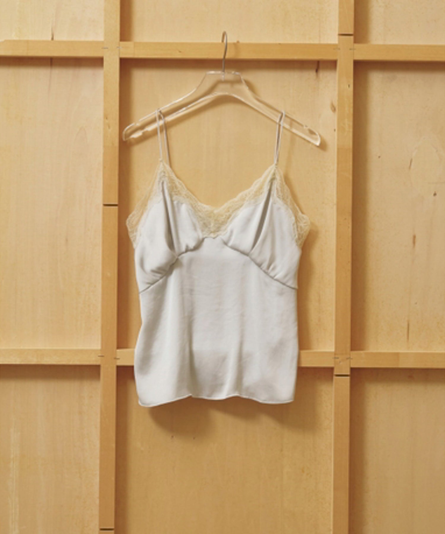 Satin Lace Camisole サテンレースキャミソール/12610431