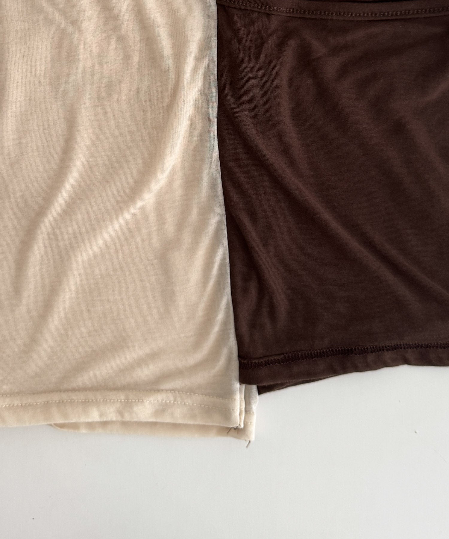 レイヤードホルターTシャツ