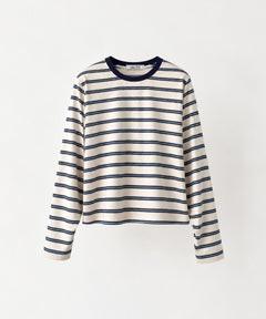 マルチボーダーロングTシャツ