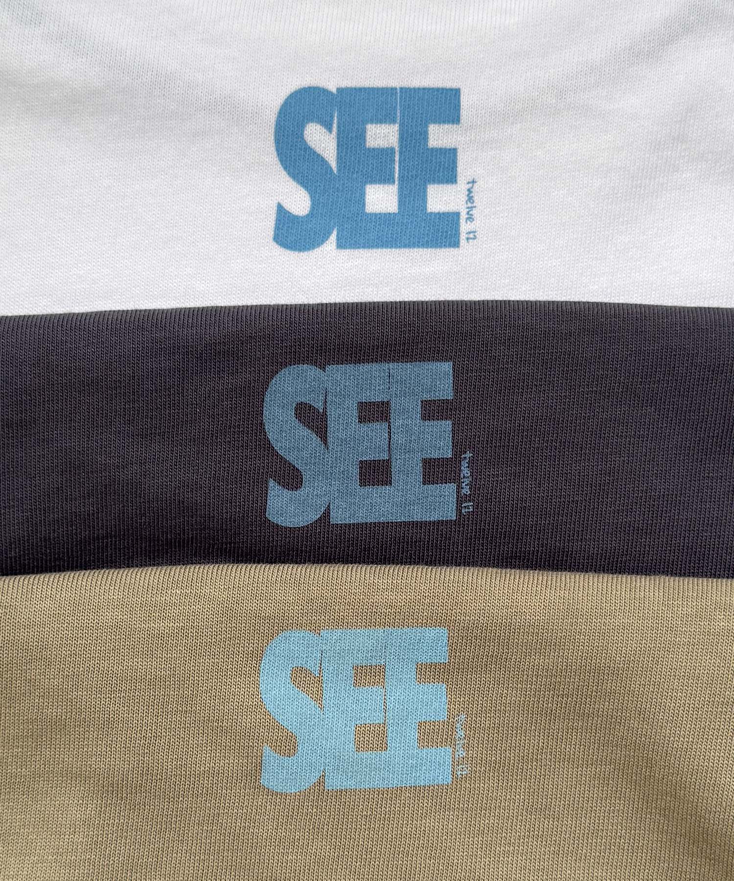 "SEE"ステッチTシャツ