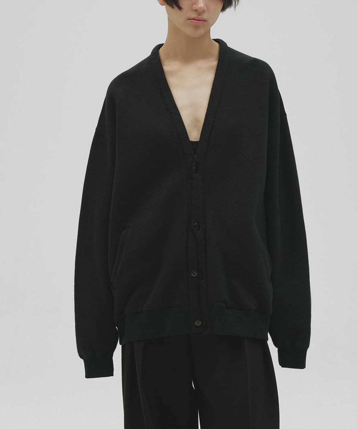 Cotton Brushed Cardigan