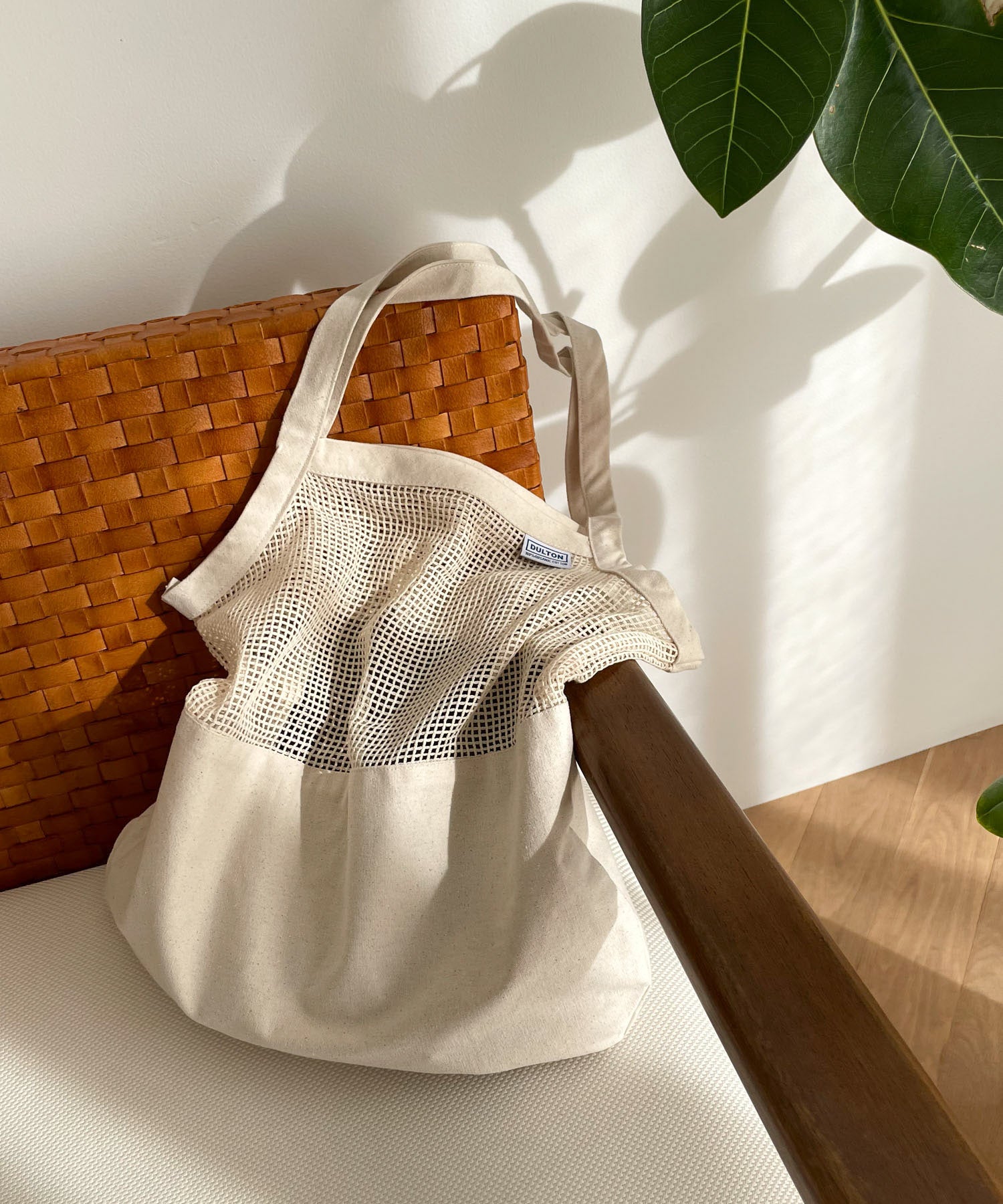 Cotton half meshbag/コットンハーフメッシュバッグ(L)