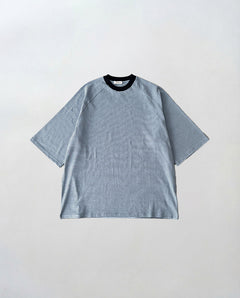 ナローボーダーラグランTシャツ