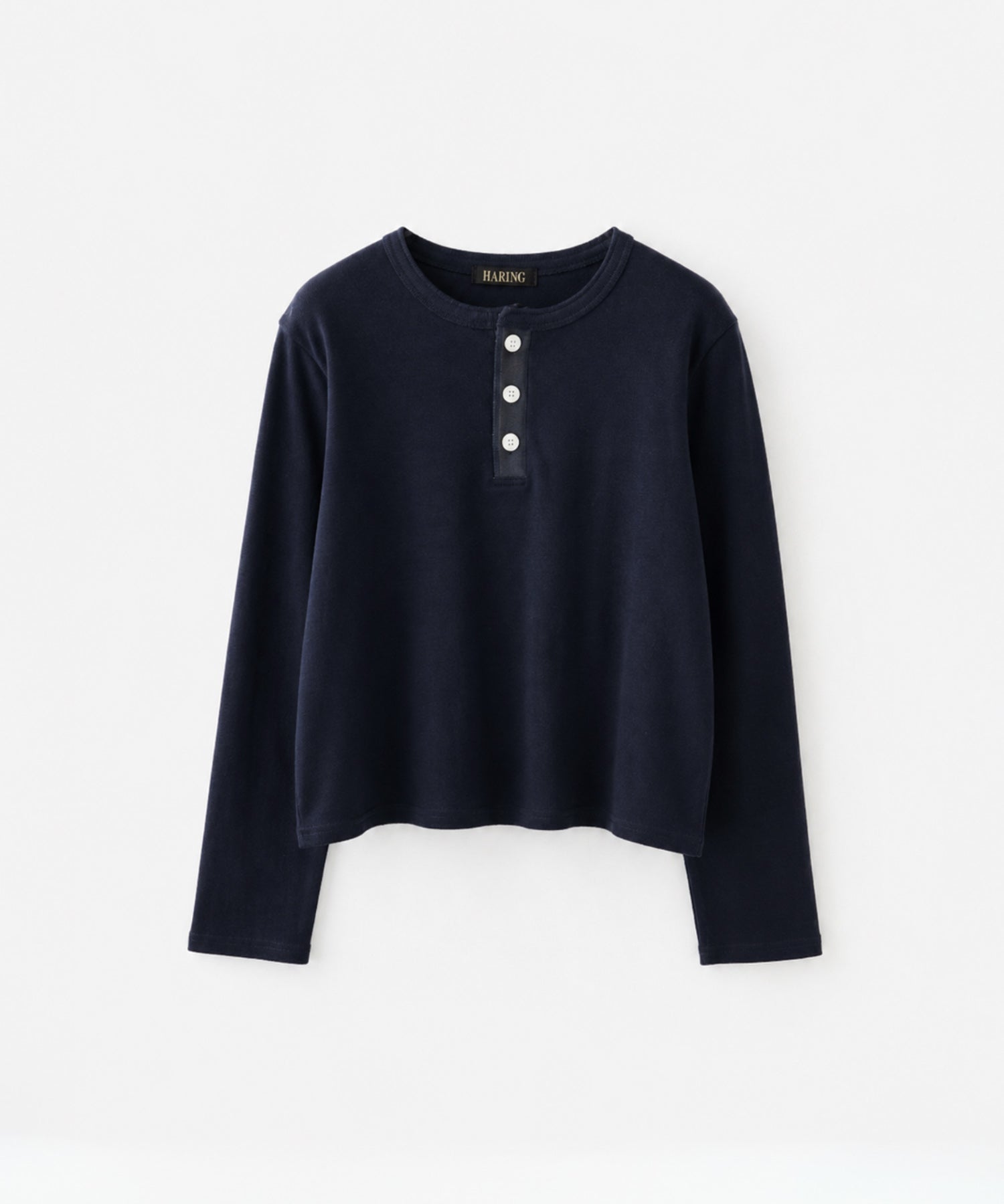 ヴィンテージコットンヘンリーロングTシャツ