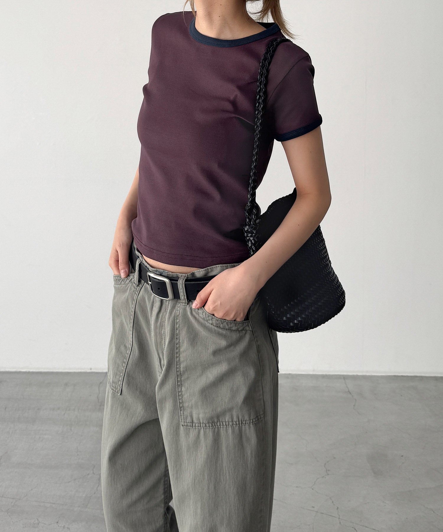 パイピングコンパクトTシャツ