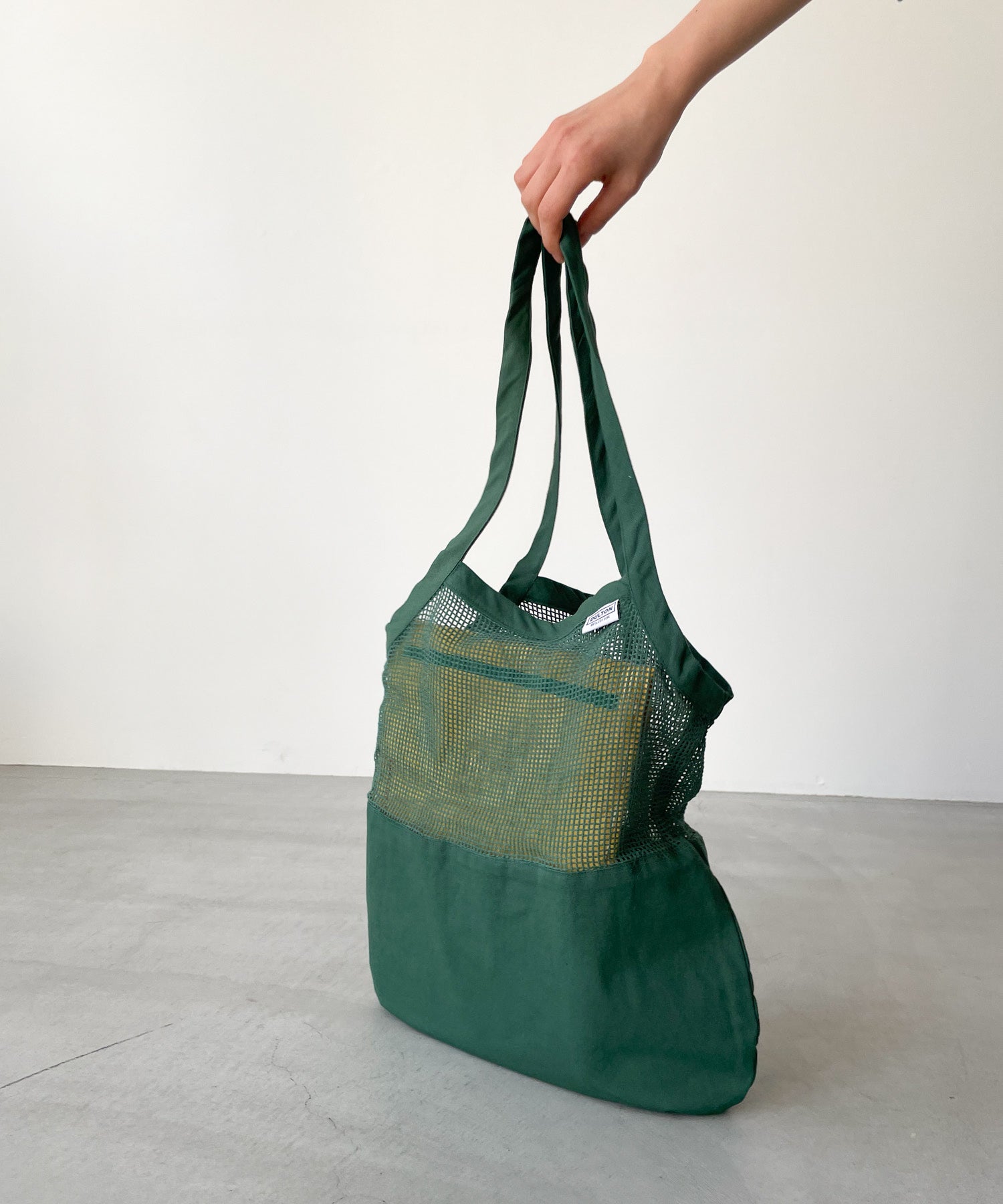 Cotton half meshbag/コットンハーフメッシュバッグ(L)