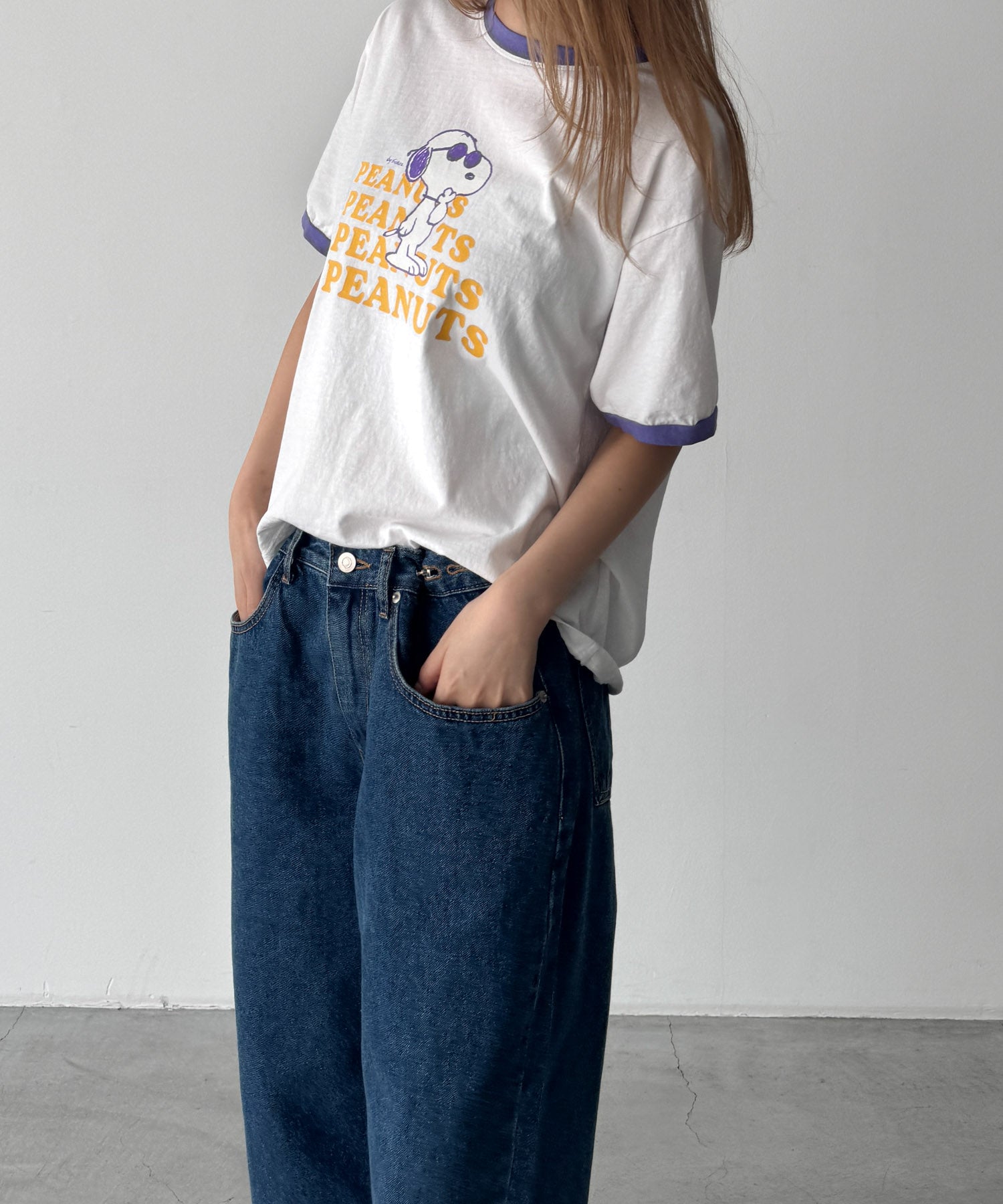 "SNOOPY"Tシャツ