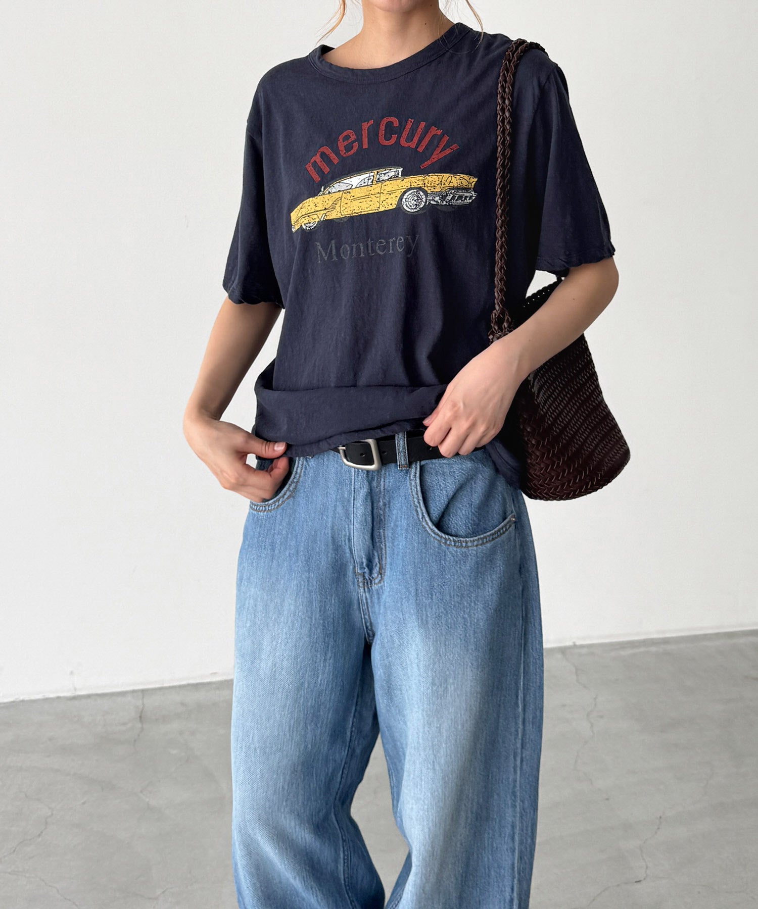 "mercury"スラブTシャツ
