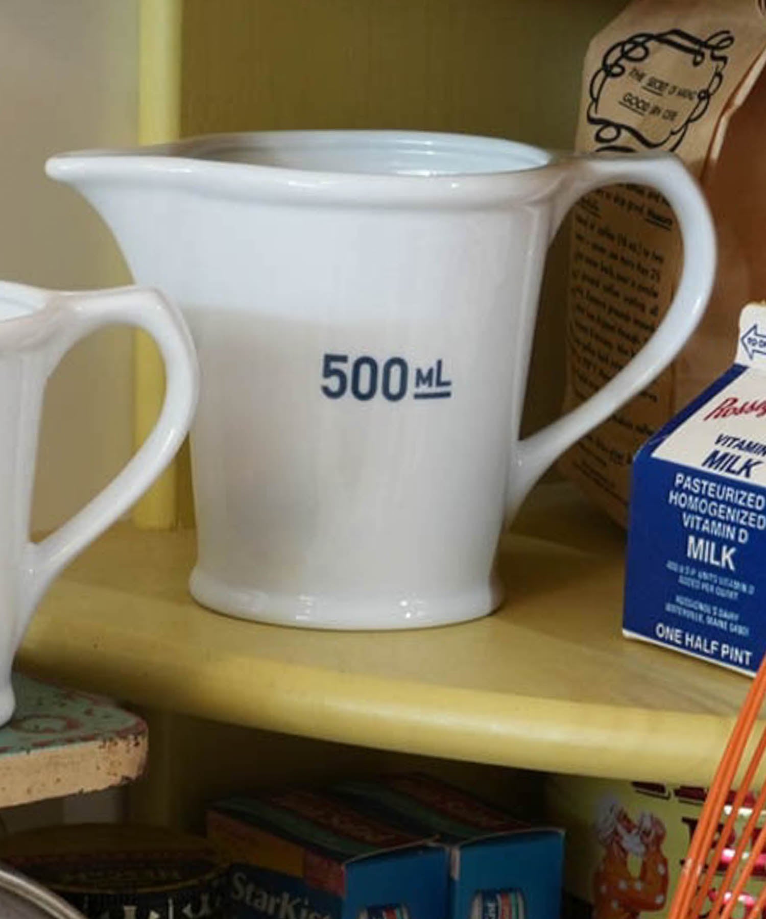 PORCELAIN JUG 500ml/ポーセリンジャグ/M-0668-500