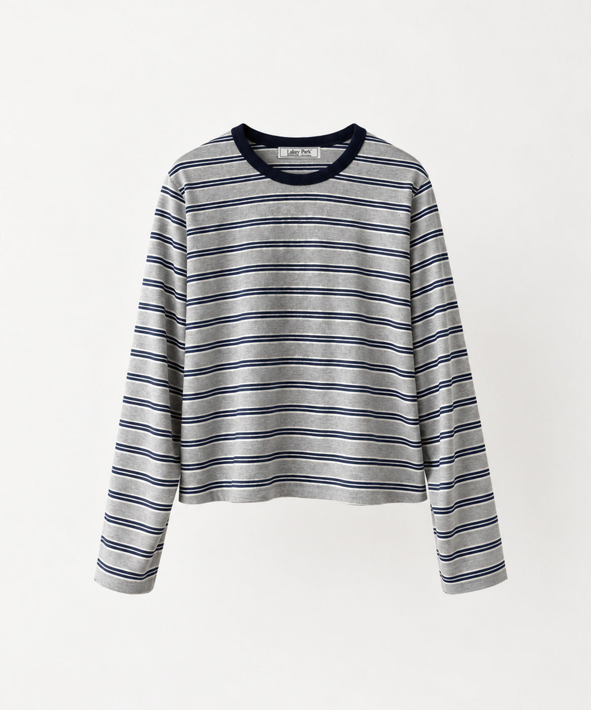 マルチボーダーロングTシャツ