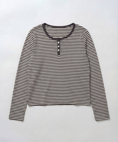 コットンヘンリーロングTシャツ