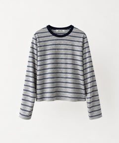 マルチボーダーロングTシャツ