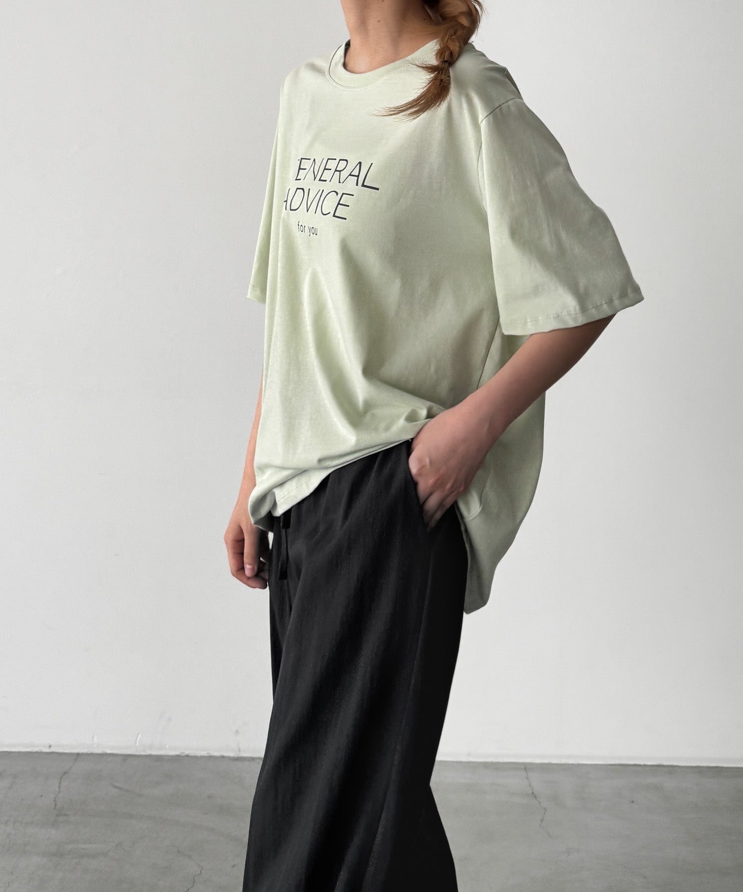 "GENERAL ADVICE"Tシャツ