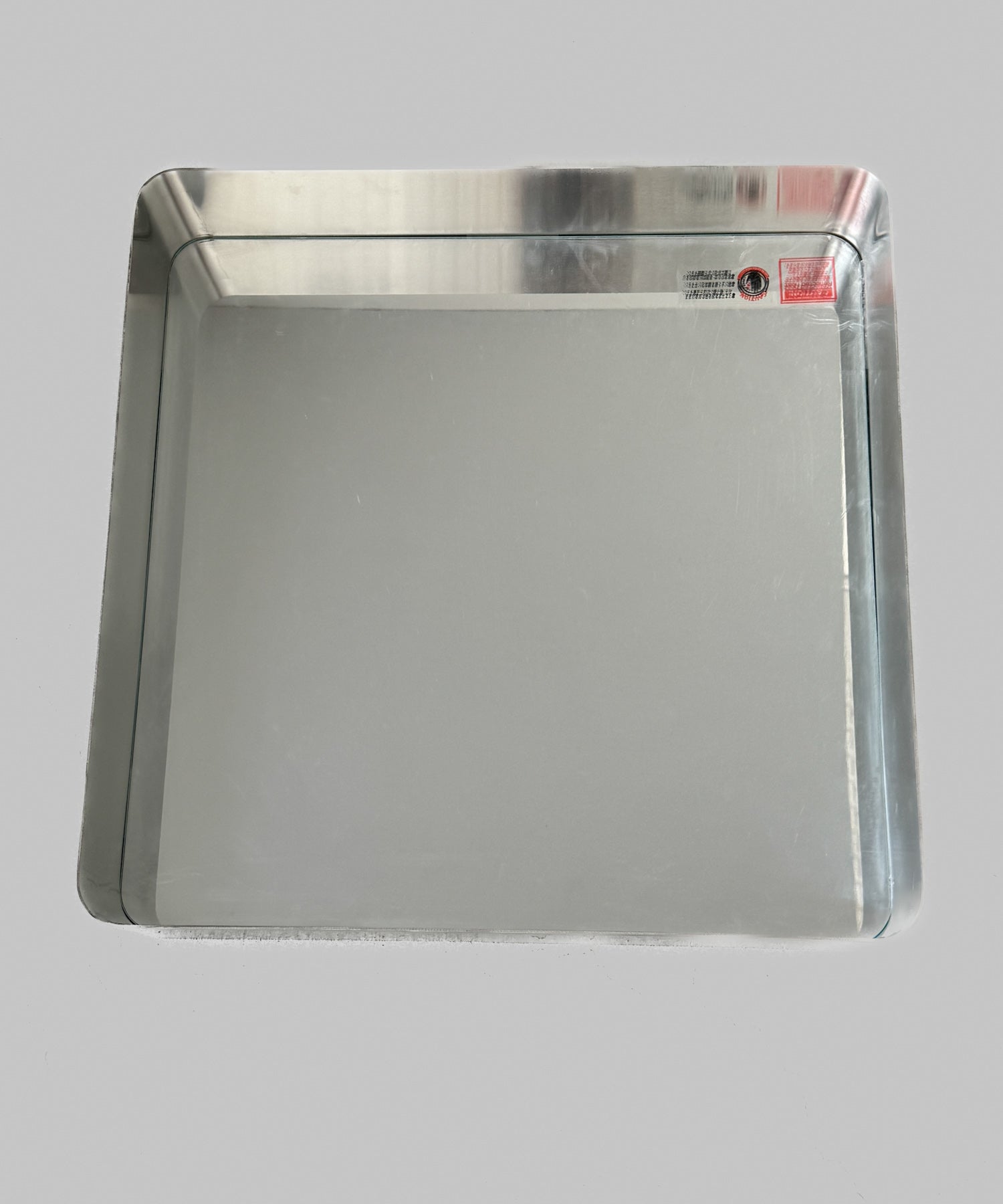 MIRROR WITH STEEL FRAME SATIN FINISH/ミラーウィズスチールフレームサテンフィニッシュ/D19-0059ST