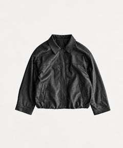 フェイクレザーZIPアップブルゾン