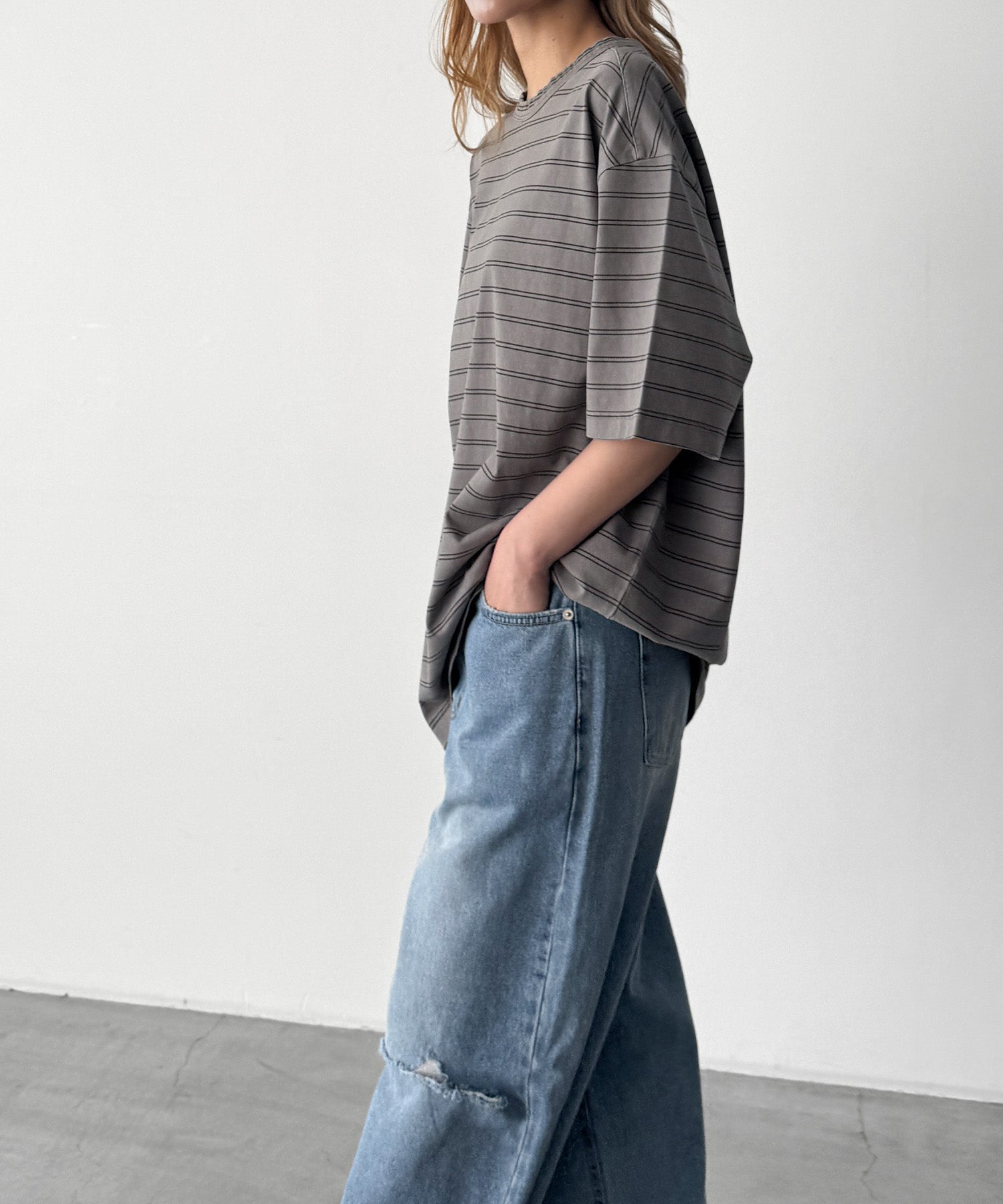 SEIRTAND<br>ボーダークルーTシャツ