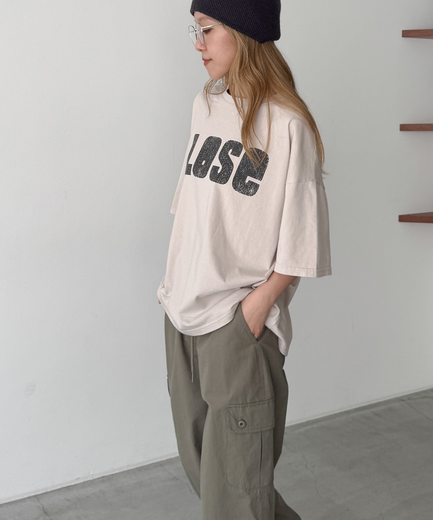 "LOSE"Tシャツ