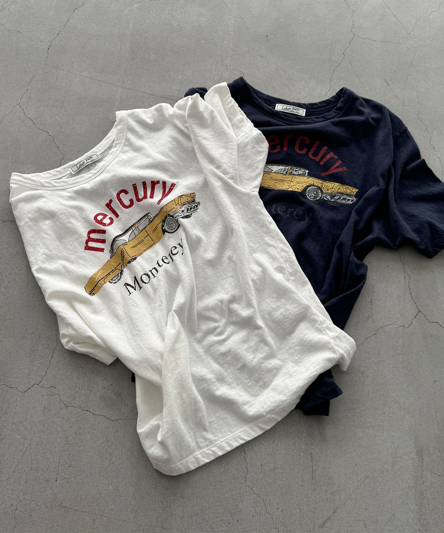 "mercury"スラブTシャツ
