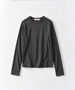 コットンストレッチロングTシャツ
